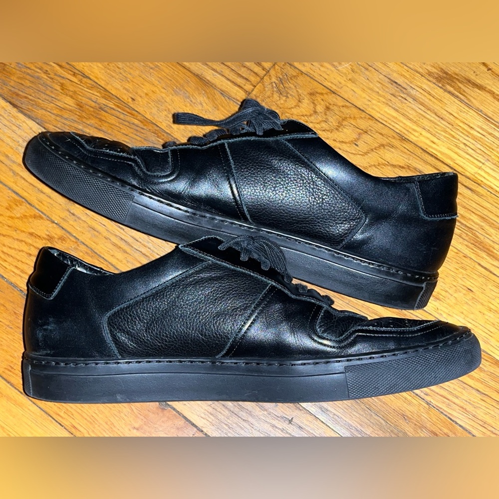 Common Projects BBall Italy Designer Shoes Sneakers - All Black men’s Sz 10.5